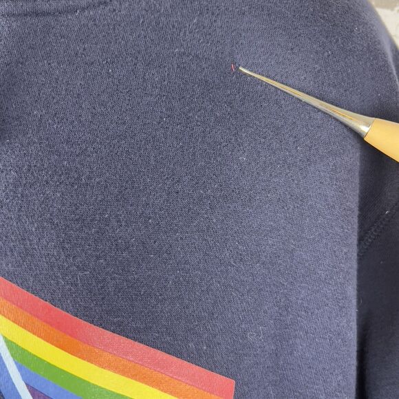 Vintage Pink Floyd Hoodie 2005 Rockware‎ Anthill Dark Blue Men's Size M The Wall - Picture 6 of 14